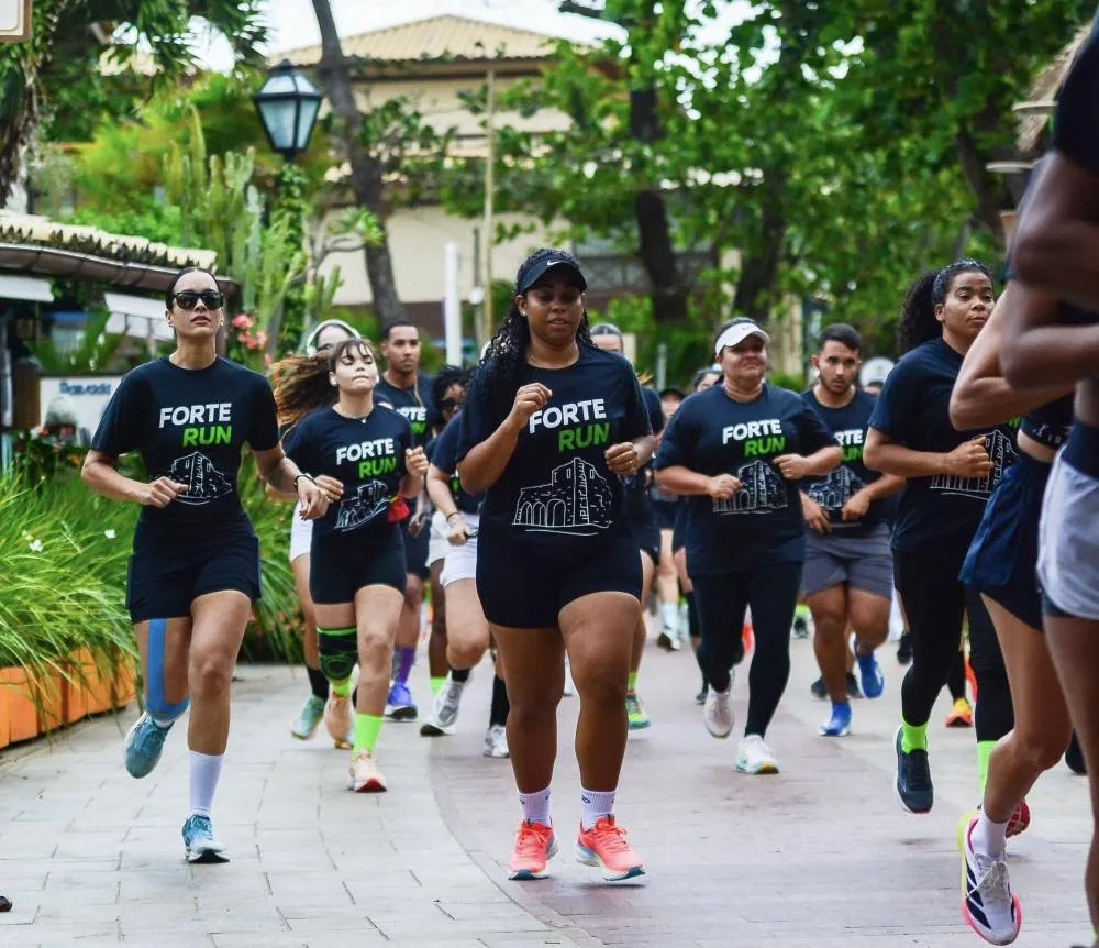 Treinão de Corrida Forte Run movimenta mais de duzentos atletas em Praia do Forte