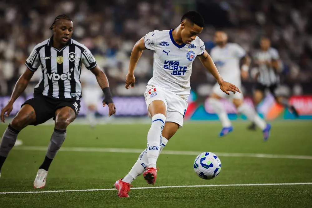Bahia perde para o Botafogo e segue com dificuldades fora de casa