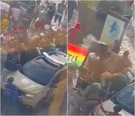 “Marcha da Maconha”: PMs encerram festa utilizando spray de pimenta