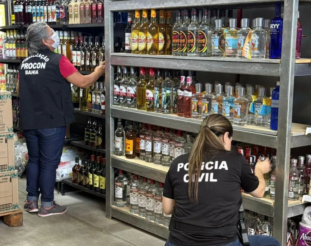 Mais de 650 garrafas com bebidas alcoólicas são apreendidas em Salvador
