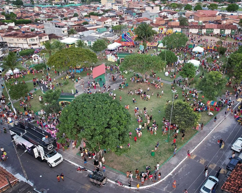 Música, diversão e inclusão marcam evento do dia das Crianças na Praça Edna Couto 