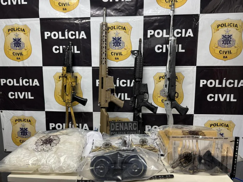 Operação Solo Seguro combate tráfico e armamento pesado em Salvador