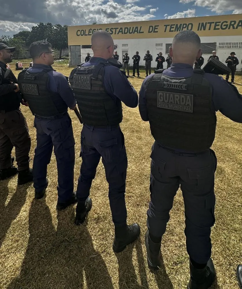 Guarda Civil Municipal participa de capacitação promovida pela Força Penal Nacional em Feira de Santana