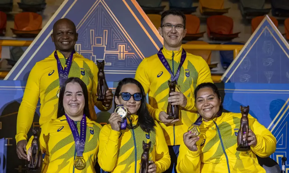 Brasil fecha Mundial de halterofilismo com ouro nas equipes femininas