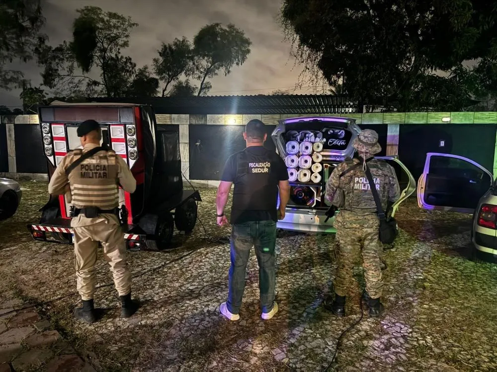 Polícia Militar realiza Operação Paredão para coibir poluição sonora 