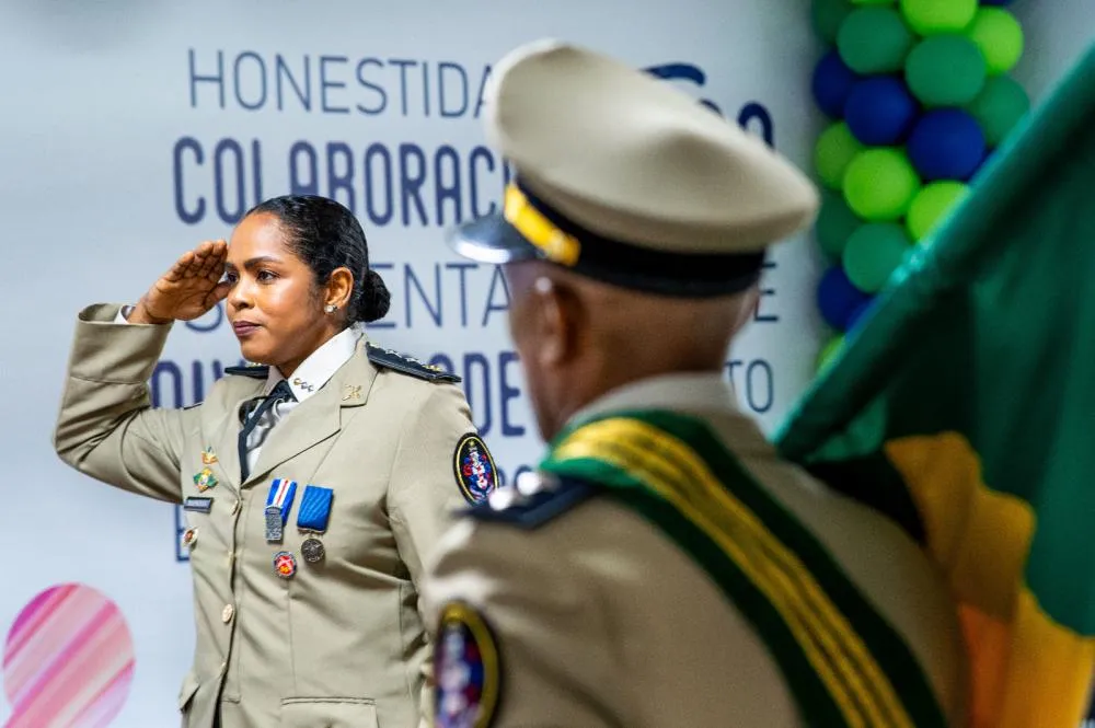 Major Jeane assume comando da 59ª CIPM e se torna a primeira mulher a liderar a unidade em Vila de Abrantes