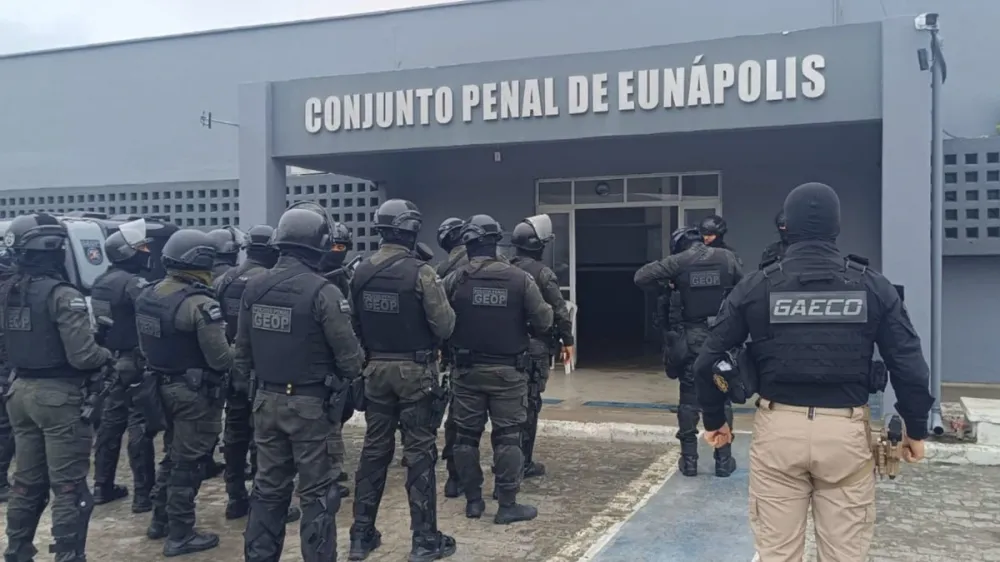 Operação contra o crime organizado é deflagrada em presídio na Bahia