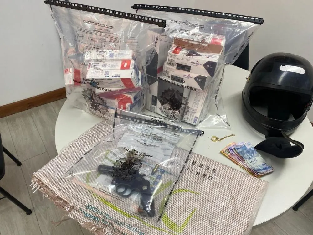 Polícia Civil frustra assalto e recupera canetas emagrecedoras
