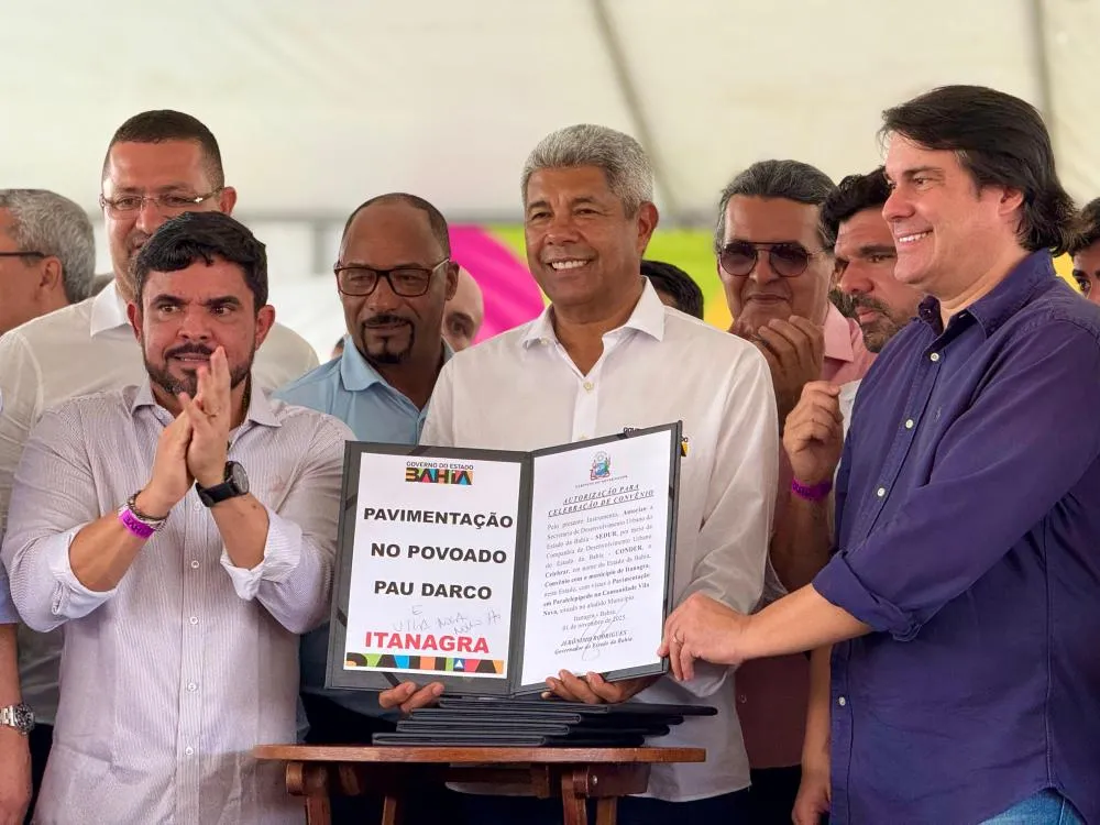 Governador vai à Itanagra para assinar pacote de obras e equipamentos