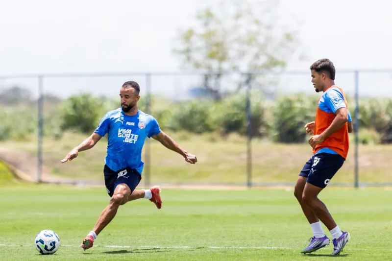  Bahia faz último treino antes de enfrentar o Atlético-MG na Arena MRV