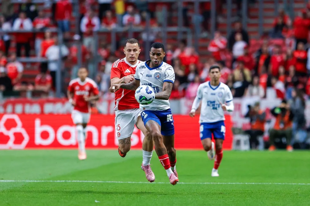 Bahia reage no segundo tempo e arranca empate com o Internacional no Beira-Rio