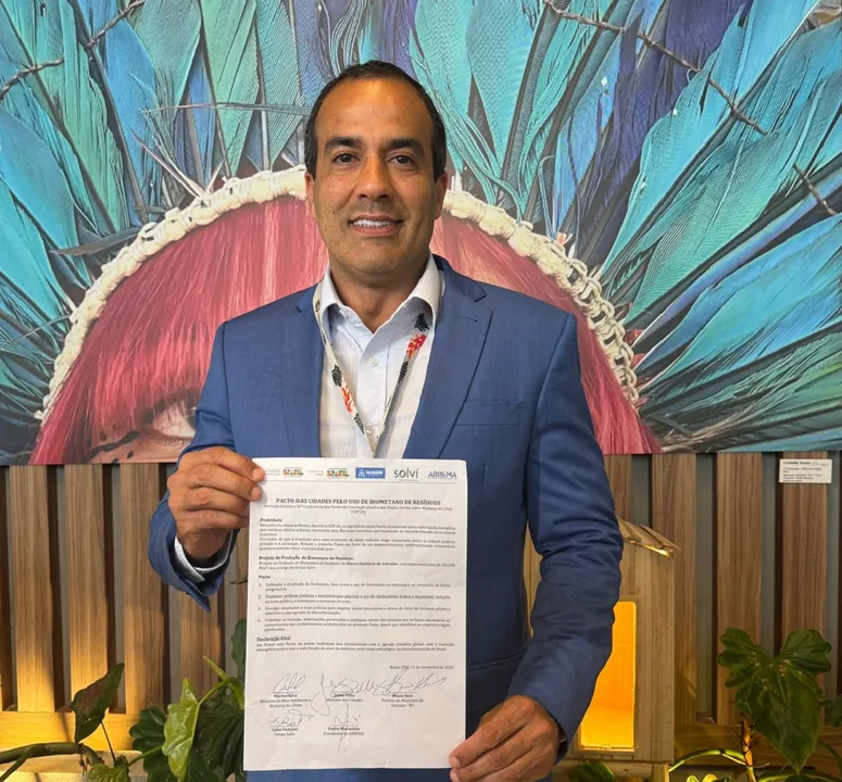 Bruno Reis assina pacto de descarbonização no aterro de Salvador