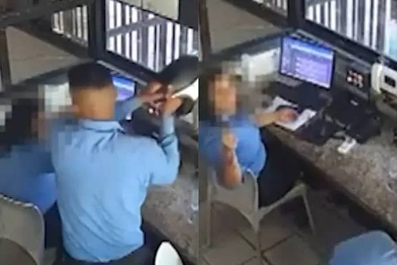 Porteiro que agrediu colega com capacete em condomínio se apresenta à polícia e é liberado