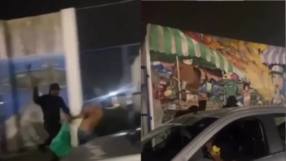 Vendedor ambulante é espancado por seguranças na fila do ferry-boat
