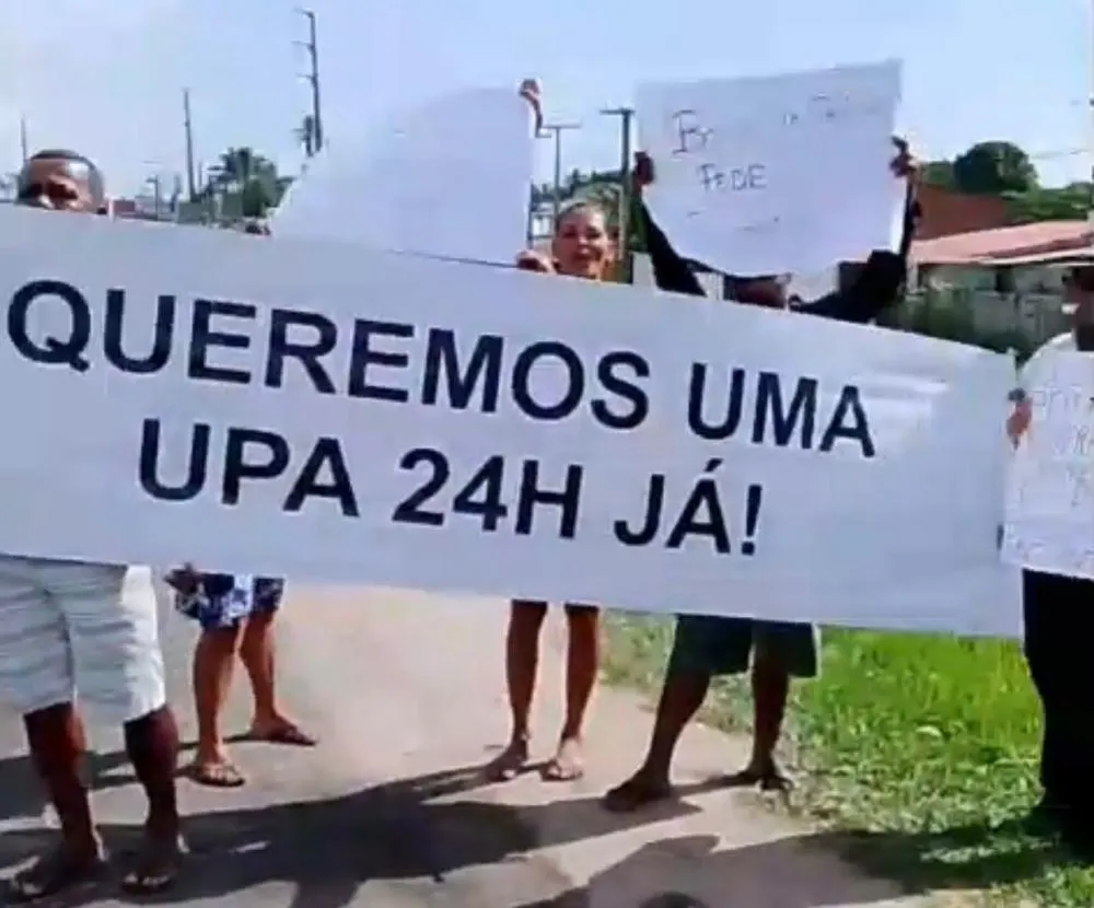 Moradores de Barra do Pojuca fecham BA-099 em protesto por instalação de UPA 24h