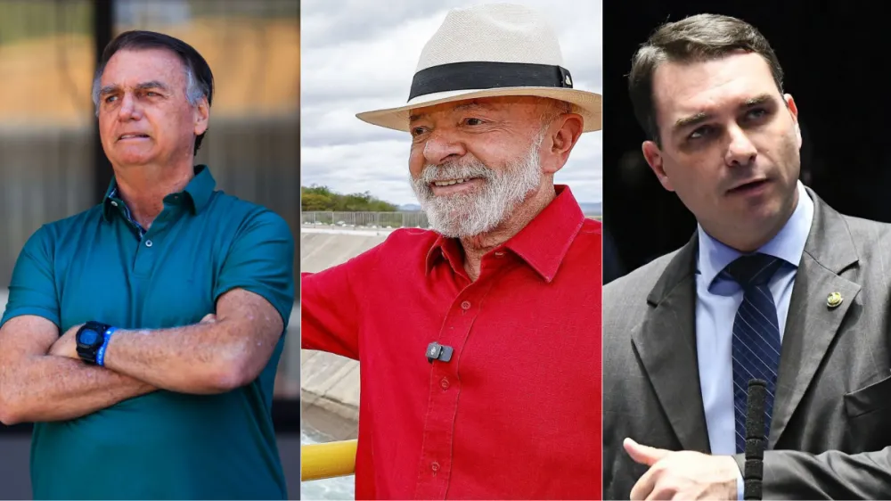 Segundo pesquisa Bolsonaro é rejeitado por 45%; Lula, 44% e Flávio, 38% dos eleitores