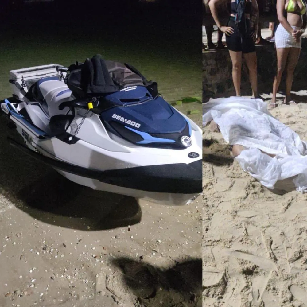Condutor de Jet Ski morre após bater em barco na Ribeira