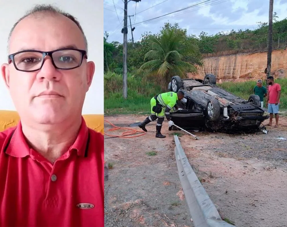 Comerciante de Pojuca morre em acidente na BA-093 após desviar de animal na pista