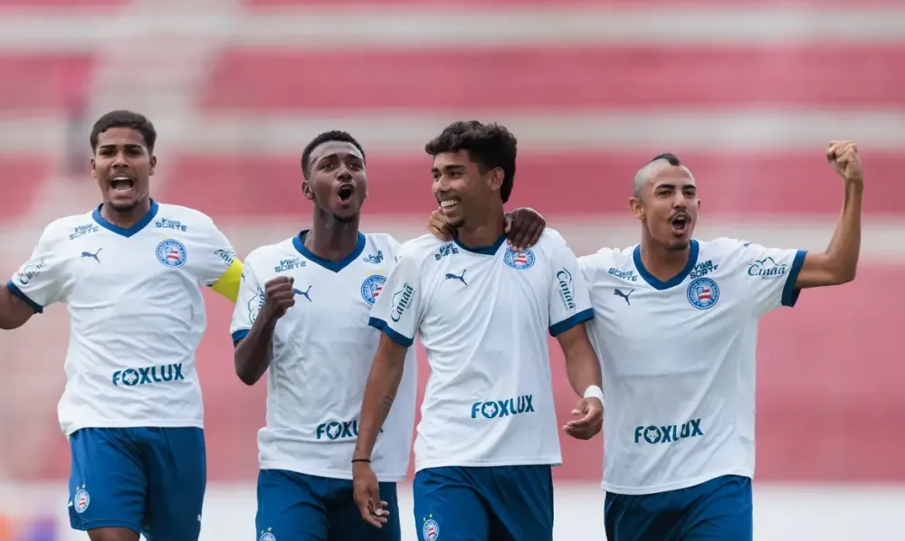 Bahia goleia Inter de Limeira na estreia da Copa SP de futebol júnior 