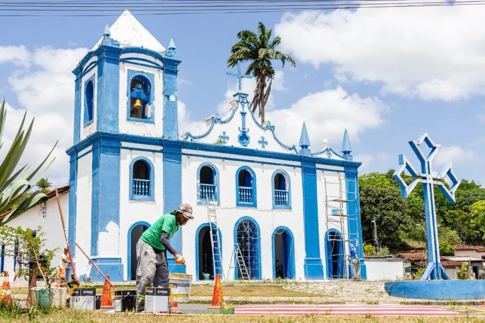Igreja do Senhor do Bonfim passa por restauração e conservação
