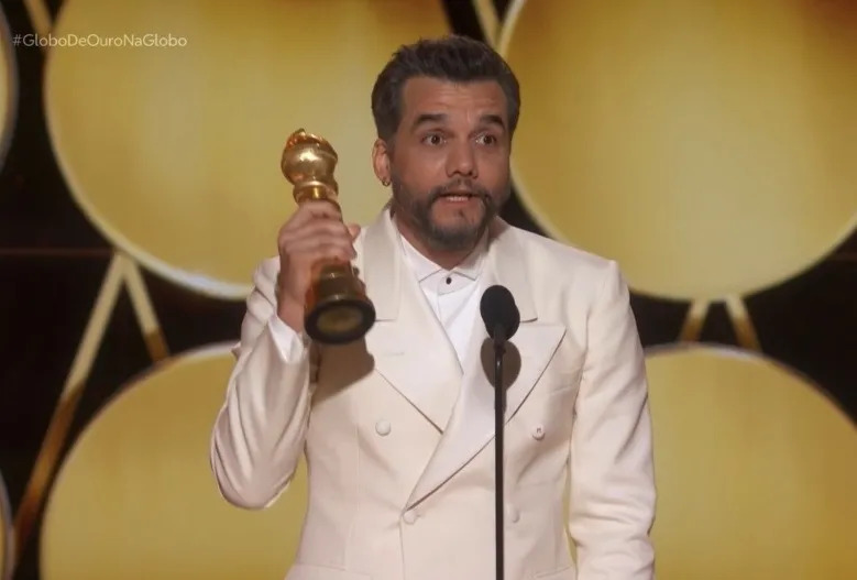 Wagner Moura vence prêmio de melhor ator em filme de drama no Globo de Ouro