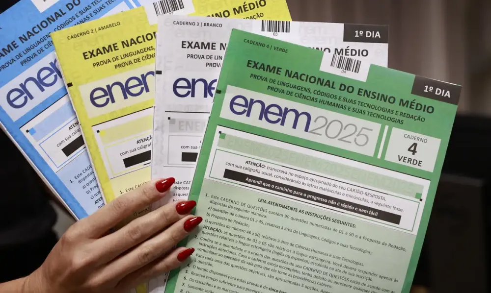 Notas do Enem 2025 já estão disponíveis na internet