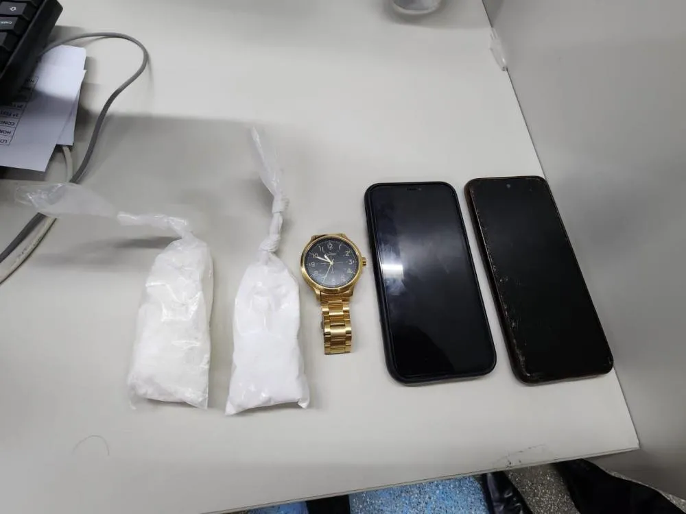 Polícia prende suspeito com droga na nova Rodoviária