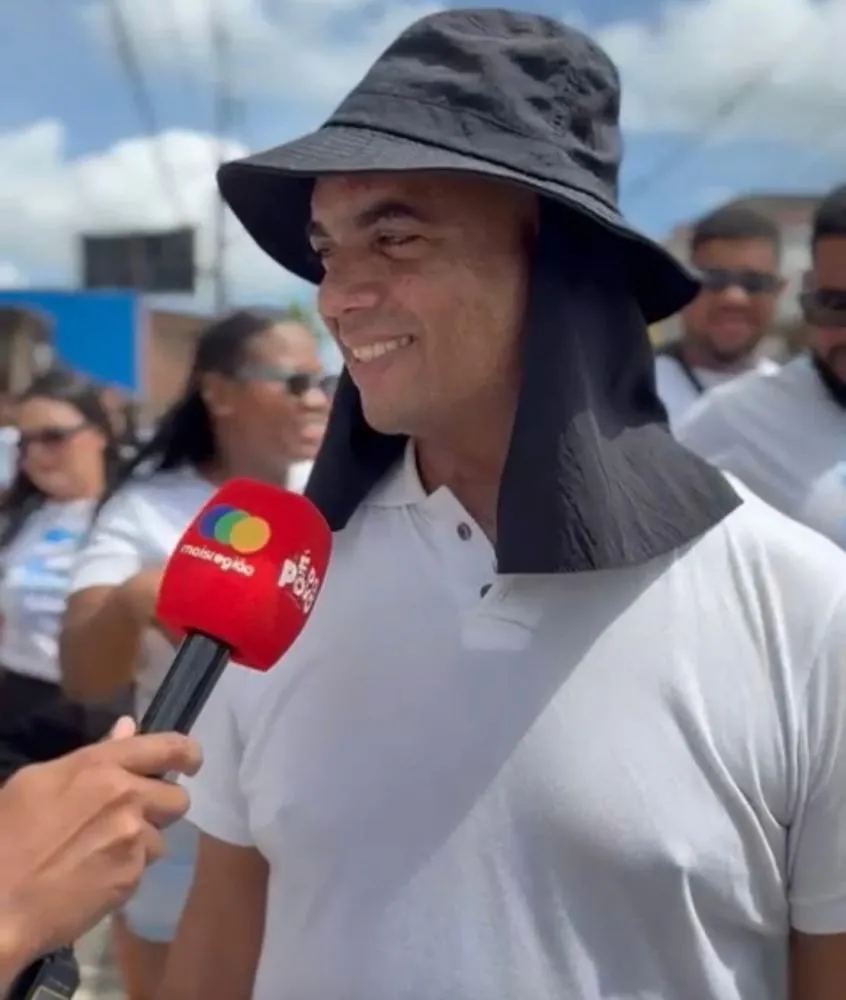 Na Lavagem do Bonfim, Tiago de Zezo agradece pela vida e destaca responsabilidade política