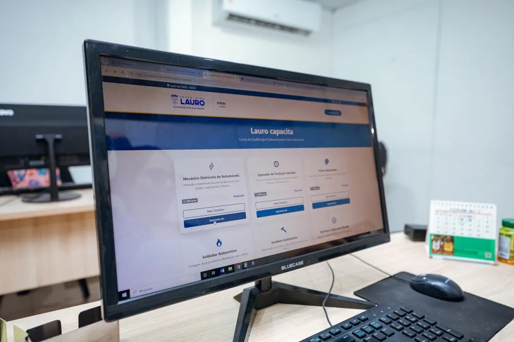 Prefeitura abre inscrições para o Programa Lauro Capacita com foco na inserção no mercado de trabalho