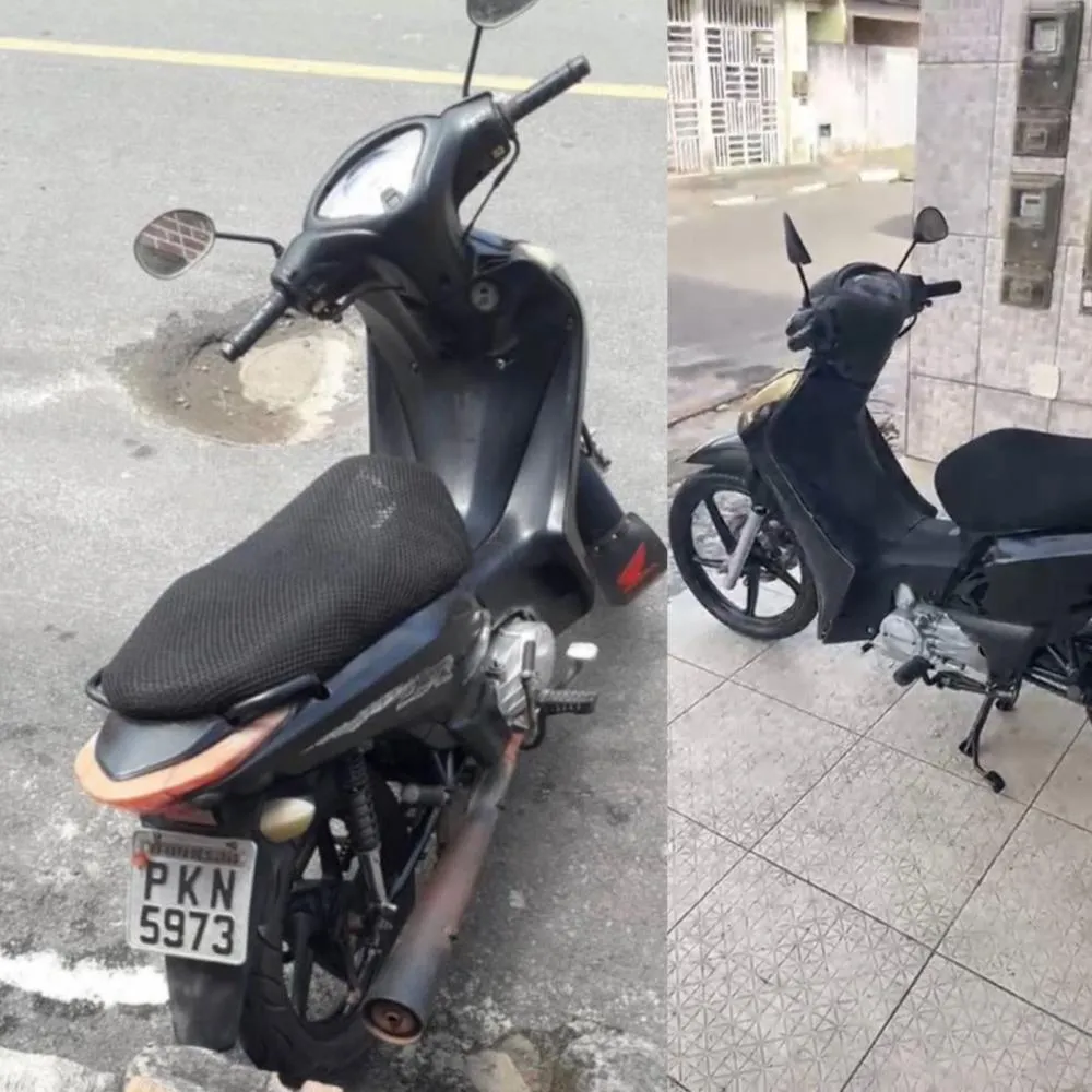Motocicleta é furtada no Centro de Mata de São João