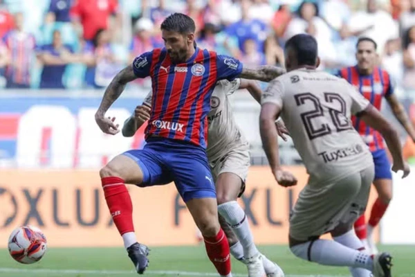 Bahia sofre empate no fim e fica no 2 a 2 com Jacuipense na Fonte Nova