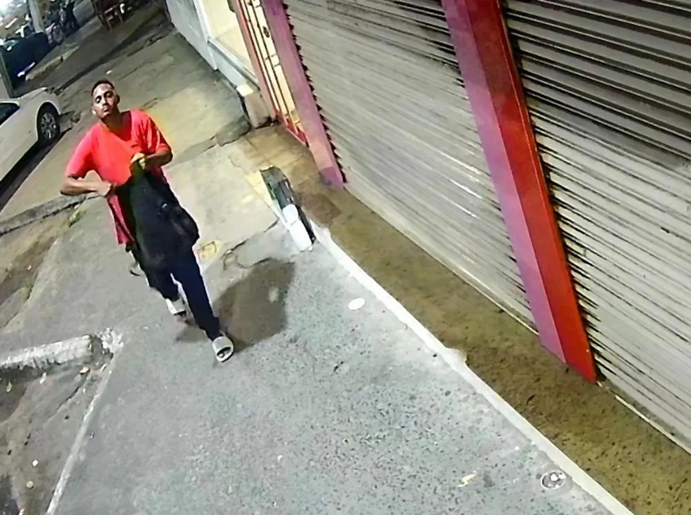 Novas imagens mostram suspeito seguindo vítima antes de estupro em Dias d’Ávila