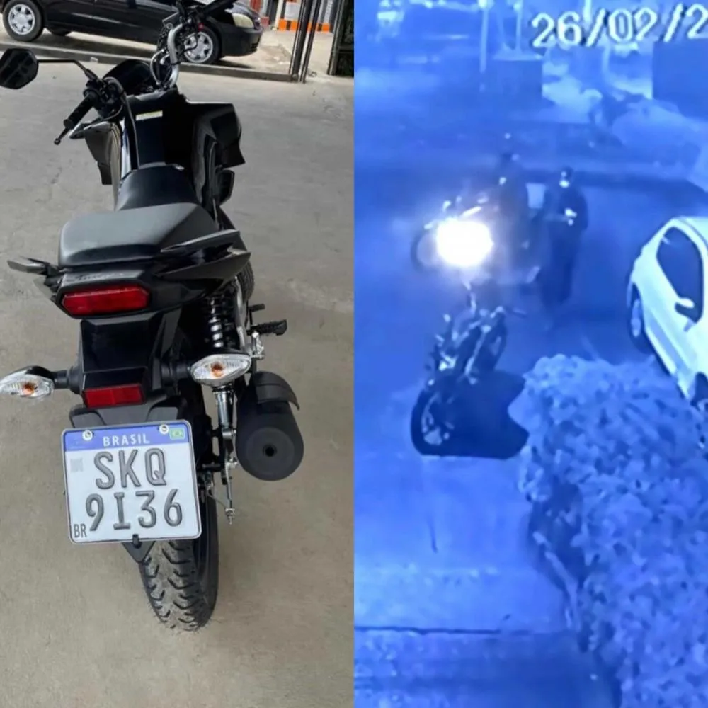 Moto é furtada em menos de 30 segundos dentro de residencial em Imbassaí