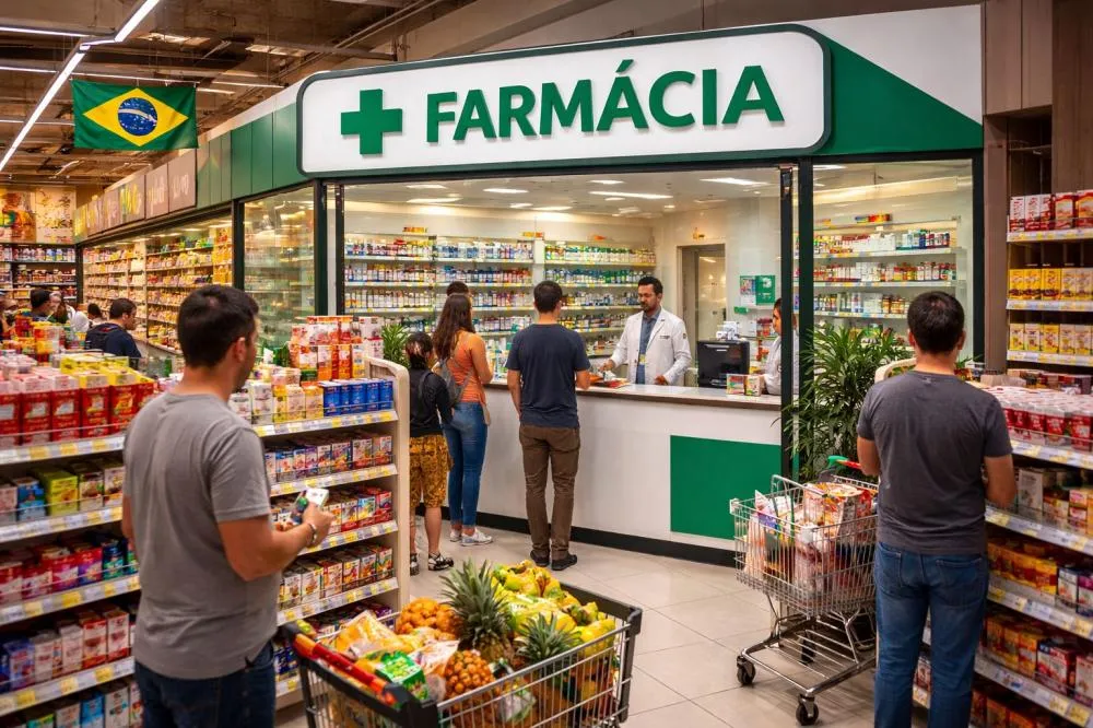 Câmara dos Deputados aprova proposta que autoriza farmácias dentro de supermercados