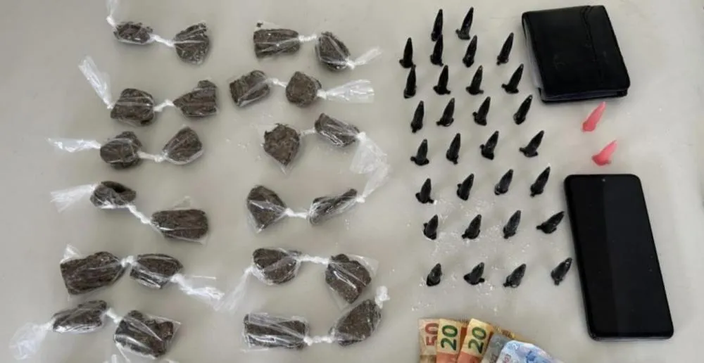 Suspeito de tráfico de drogas é preso no bairro da Concórdia