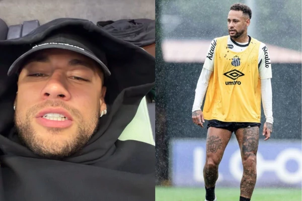 Após críticas por ausência em jogo do Santos, Neymar desabafa: “Tenho que ter saco pra aturar vocês”