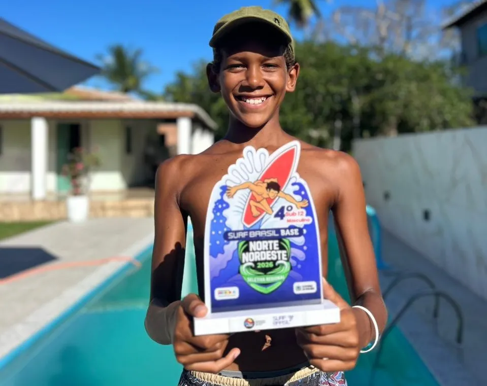 Davi Lucca, de Praia do Forte, conquista vaga no Campeonato Brasileiro de Surf