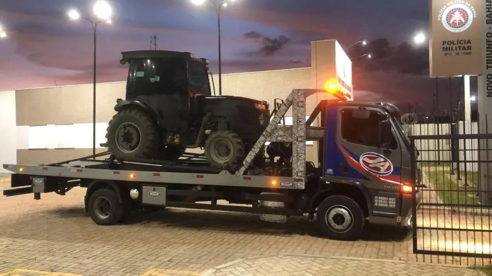 Maquinário roubado avaliado em R$ 300 mil é recuperado durante operação na Bahia
