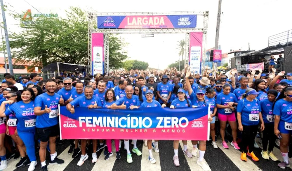 Corrida solidária reúne mais de 5 mil pessoas e arrecada 20 toneladas de alimentos em Camaçari