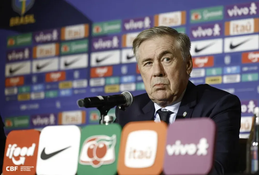 Ancelotti confirma primeiro convocado da Seleção Brasileira para Copa do Mundo