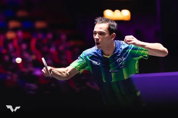 Hugo Calderano avança para quartas da Copa do Mundo de tênis de mesa