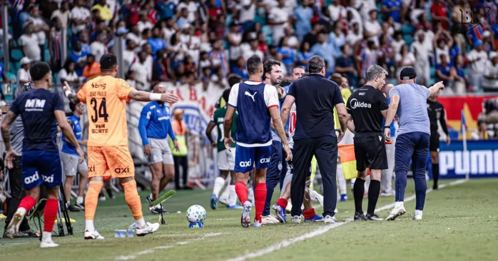 Árbitro de Bahia x Palmeiras já havia sido alvo de polêmicas e afastamento pela CBF