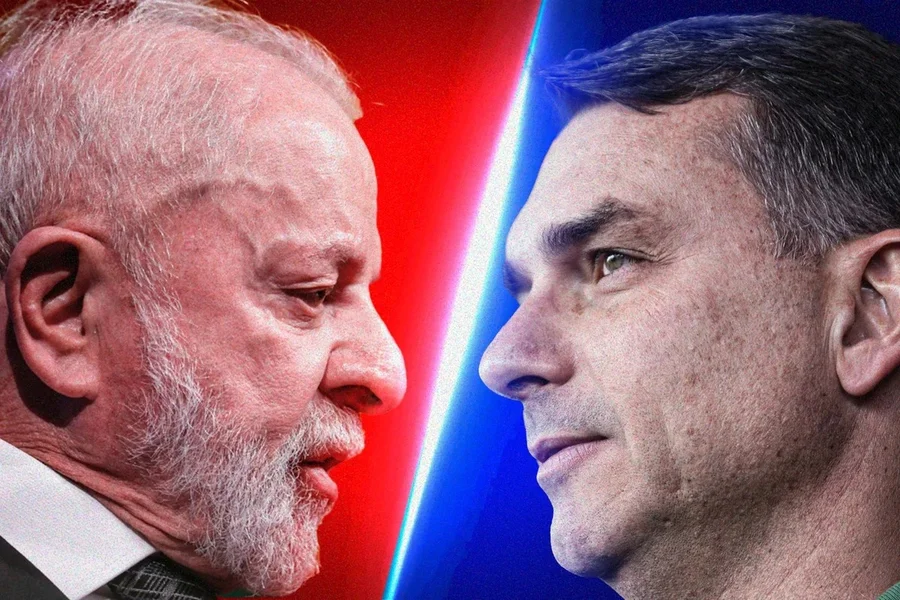 Datafolha: Flávio Bolsonaro tem 46% contra 45% de Lula no 2º turno