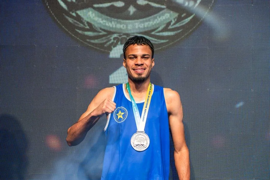 Atleta de Mata de São João, Ricardo Santana é vice-campeão brasileiro de boxe