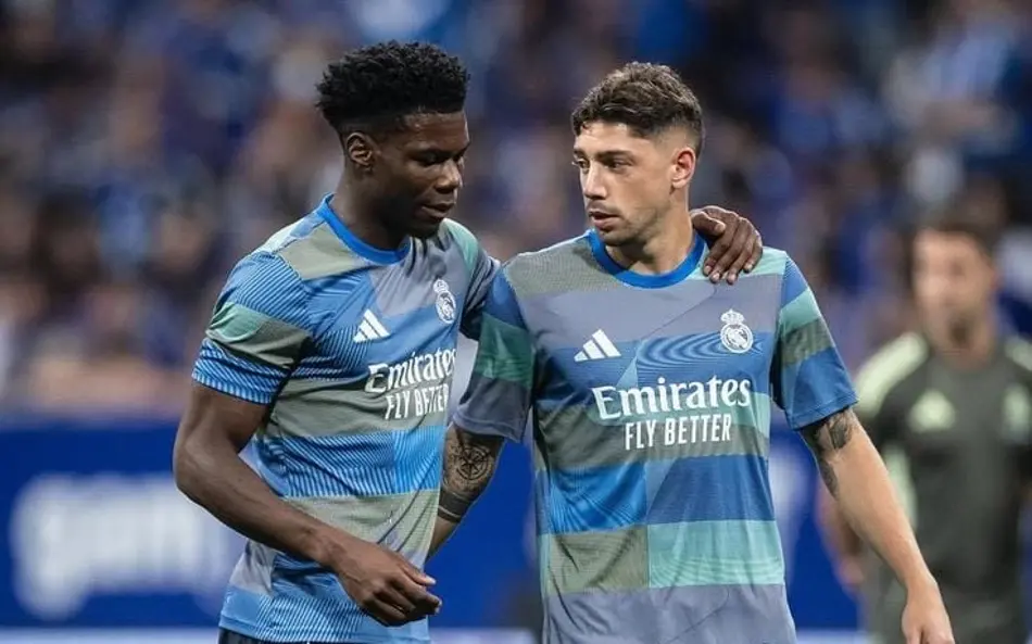 Valverde é levado para hospital após briga com Tchouaméni em treino do Real Madrid