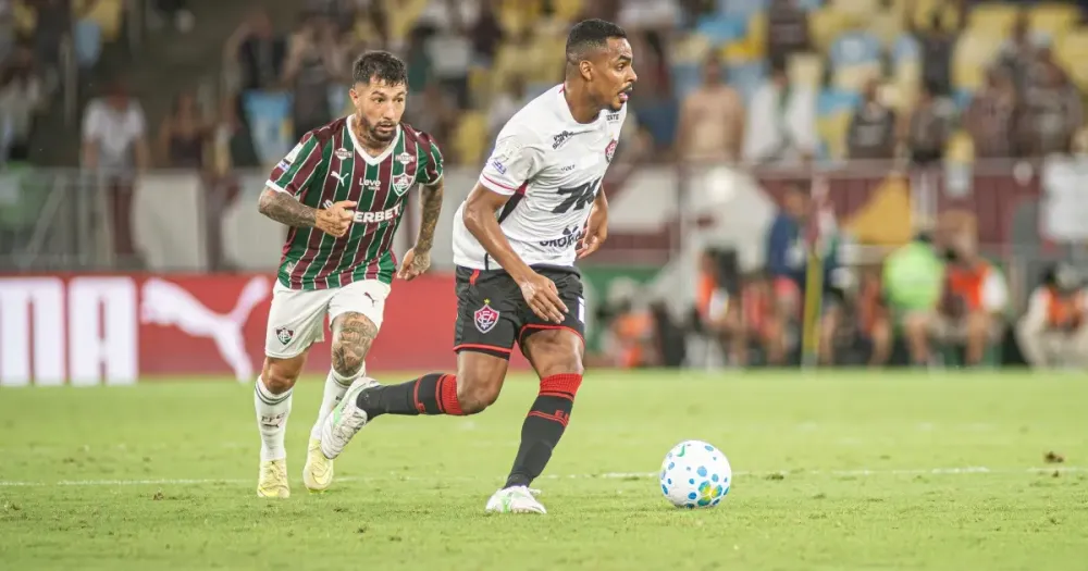 Vitória busca virada heroica, mas cede empate ao Fluminense no fim e segue sem vencer fora de casa