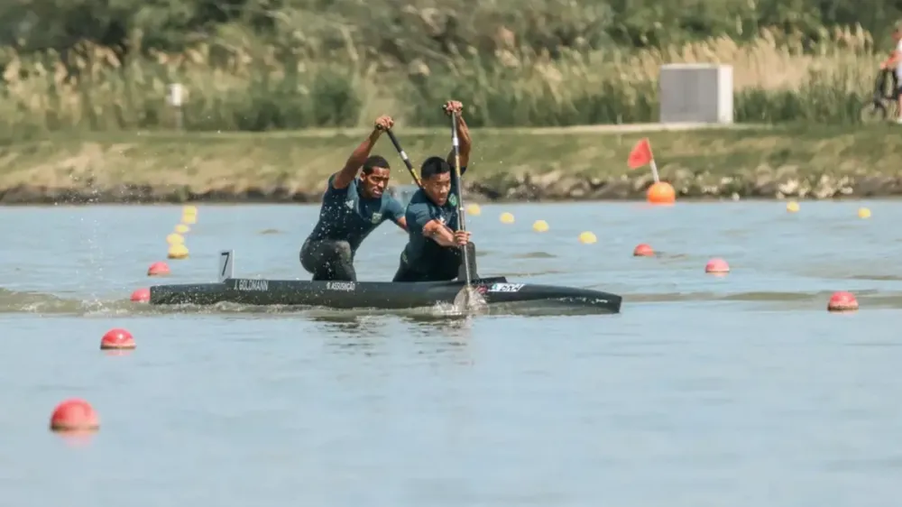 Baianos conquistam bronze na etapa da Copa do Mundo de Canoagem na Hungria