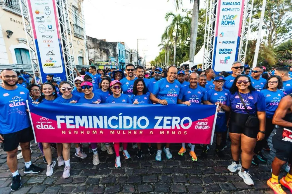 Correr por Elas movimenta economia e arrecada mais de 10 toneladas de alimentos em Santo Amaro
