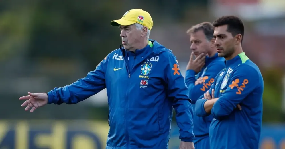 Seleção Brasileira inicia semana de treinos com Ancelotti na Granja Comary; veja programação