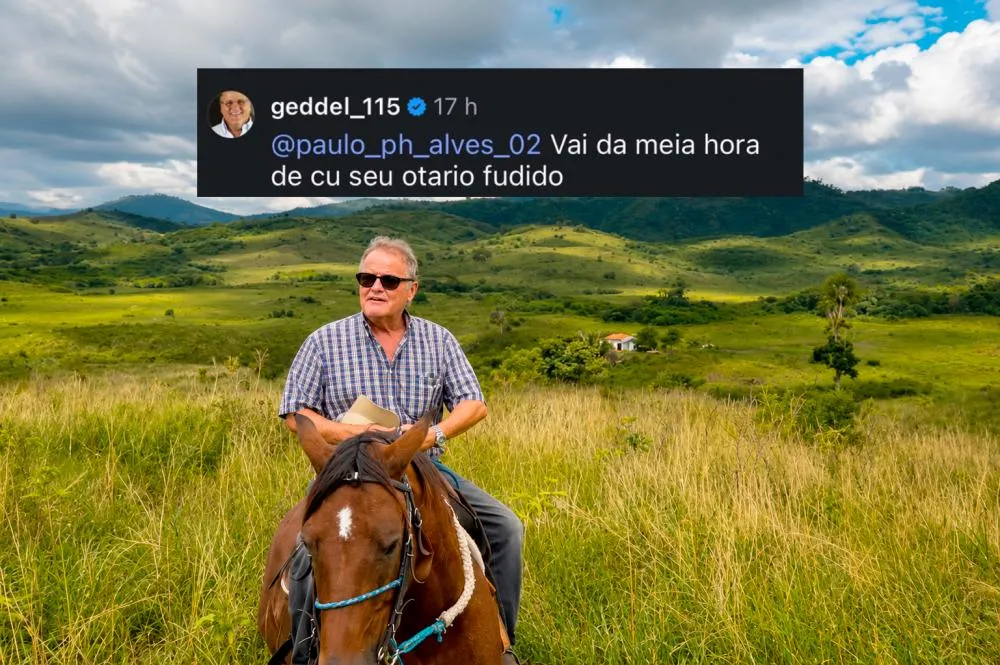 Geddel perde a paciência, rebate críticas sobre os R$ 51 milhões, ofende seguidores e apaga comentários após repercussão